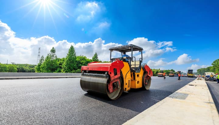 Smooth asphalt paving in Albany, NY creates durable surfaces.